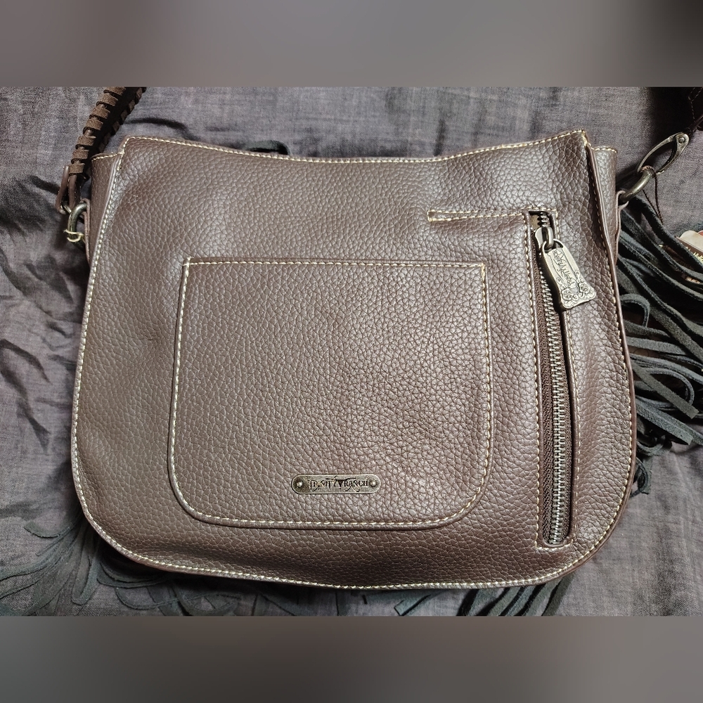 Trinity Ranch Genuine Leather Concealed Carry Bag & Wallet Set - Picture 3 of 9